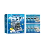 Yooshoverk Dishwasher Cleaner Tablets Multi Effect formula Descales Removes Grime Prevents Odors for Machine Maintenance